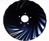 S-walter 22.201 диск турбо 20 волн штамп ОФАС 406х4 центр отв 70,40мм 5 отв 10,5 мм на 110 мм