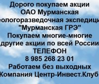 Покупаем акции ОАО Мурманская геологоразведочная экспедиция