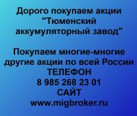 Покупка акций «Тюменский аккумуляторный завод»