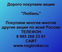 Покупка акций «Любань»
