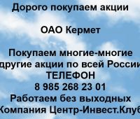 Покупаем акции ОАО Кермет