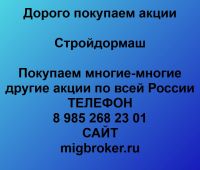 Покупаем акции Стройдормаш