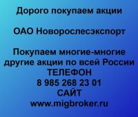 Покупаем акции ОАО Новорослесэкспорт