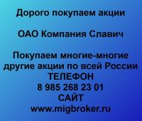 Покупаем акции ОАО Компания Славич