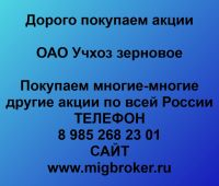 Покупаем акции ОАО Учхоз Зерновое