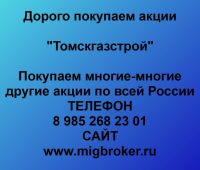 Покупаем акции Томскгазстрой