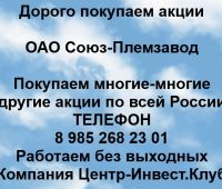 Покупаем акции ОАО Союз-Племзавод